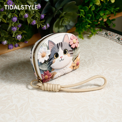 TIDALSTYLE新款时尚可爱猫咪卡包