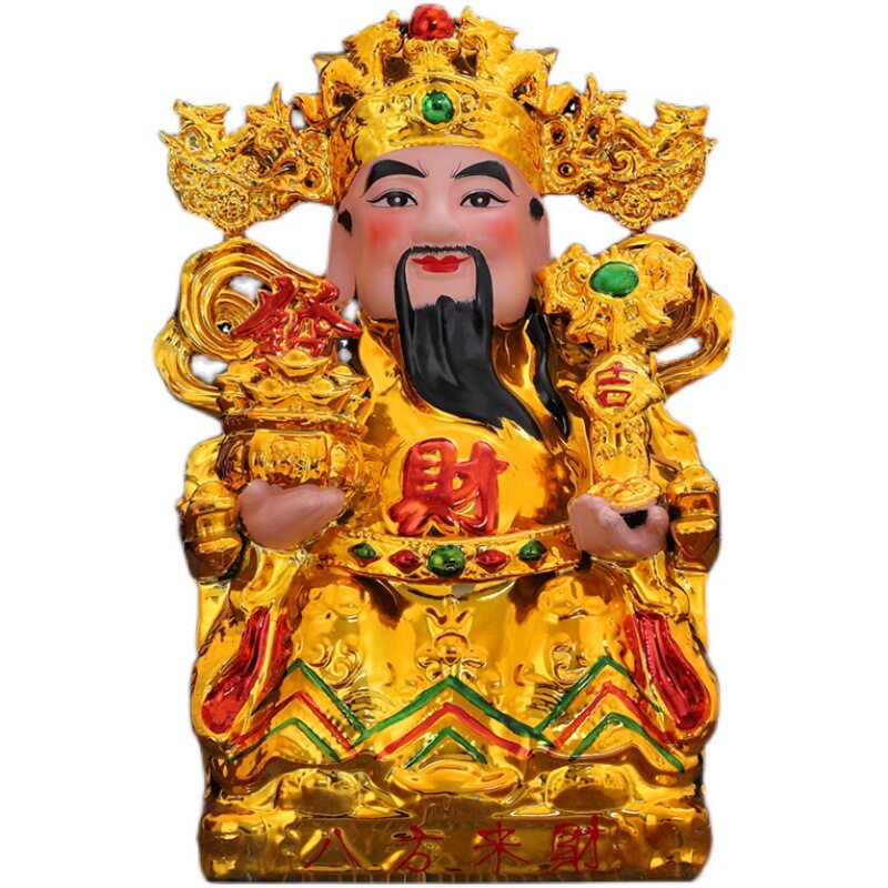 新品l1nt财神爷观音佛像关公神像陶瓷观世音文财神武财神开业乔迁