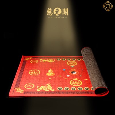 脚垫防滑四神兽聚宝盆绒面慈元阁进户门地垫玄关垫貔貅定制六帝钱