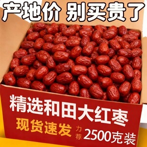 新疆特产和田红枣骏枣干果零食泡水煮粥健脑养生美味鲜甜煮姜枣茶