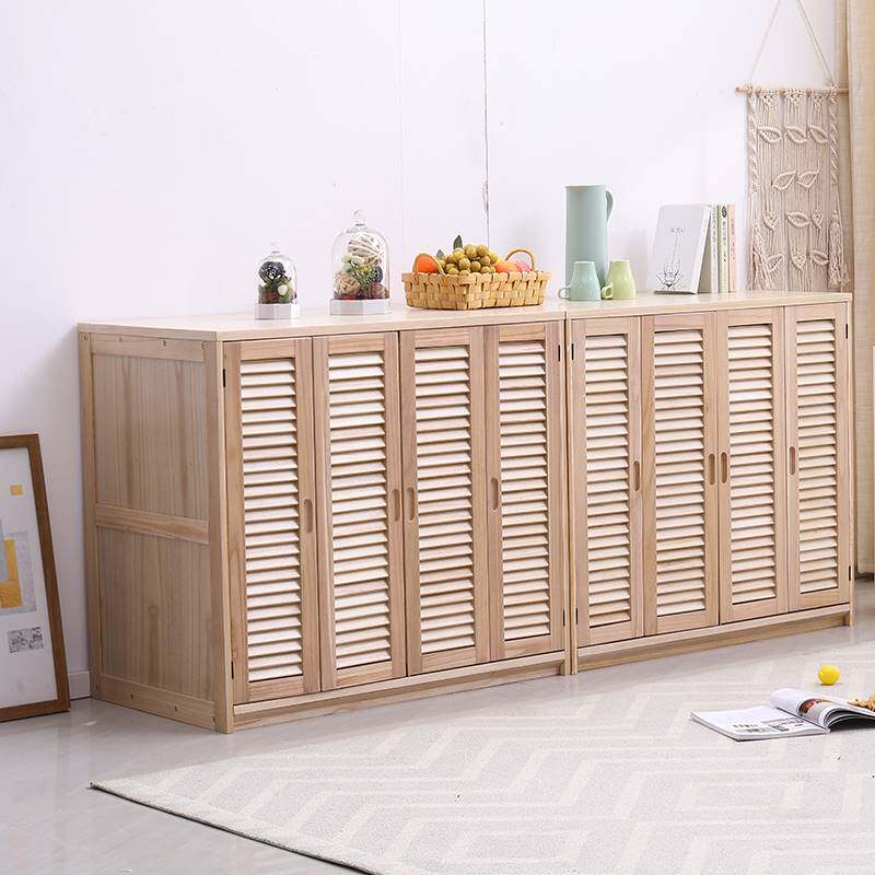 棉被柜实木收纳柜大容量卧室衣柜阳台储物柜棉被柜子组合