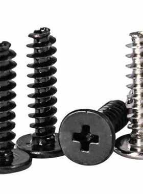 黑色/镀镍CB大平头螺丝扁平头平尾自攻螺丝薄扁头自攻螺钉M1.2-M4