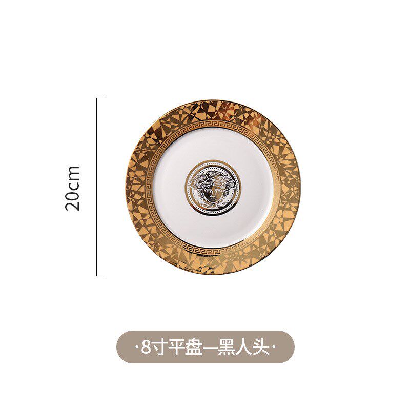 陶瓷盘子餐具欧式家用套装盘创意水果盘菜盘陶瓷盘
