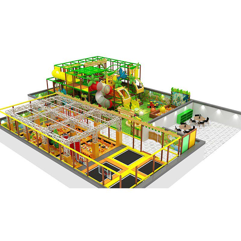 跨境室内淘气堡儿童乐园设备森林亲子娱乐器材滑滑梯室内游乐场