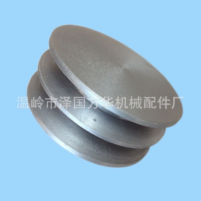 厂家直销国标水泵平面2槽B型铸铁皮带轮 双槽三角电机皮带轮