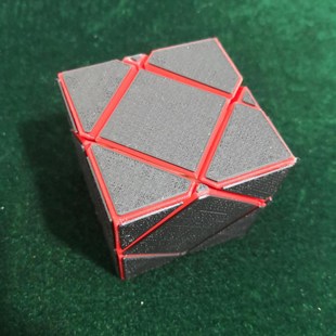 3D打印魔方223四阶7阶斜转鬼魔镜面SQ魔方异形高难度异形益智魔方