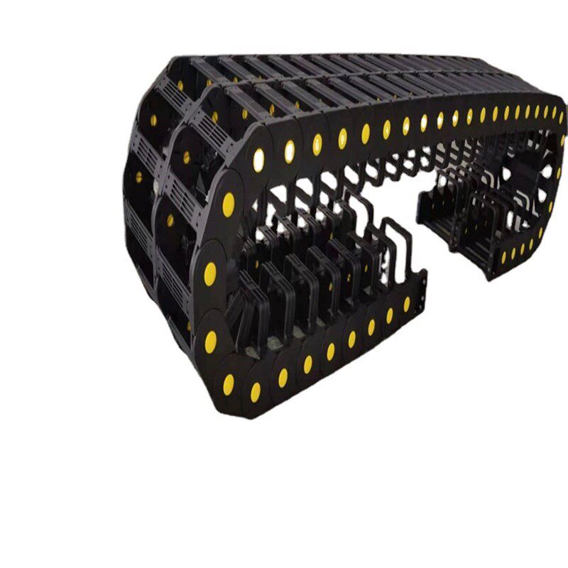 双排耐磨桥式塑料拖链 全封闭尼龙拖链 全封闭双排塑料拖链厂家