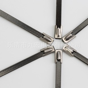 JHCP4.6mm 不锈钢扎带厂家供应 7.9mm系列304喷塑自锁式