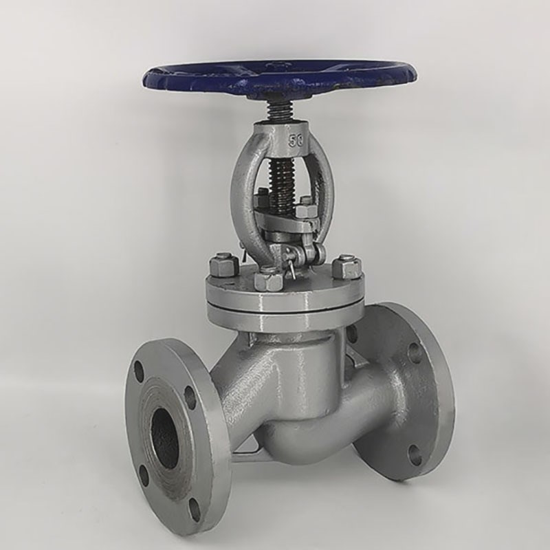 铸钢法兰截止阀蒸汽高温碳钢阀门J41H-16C 25 40C蒸汽导热油阀门