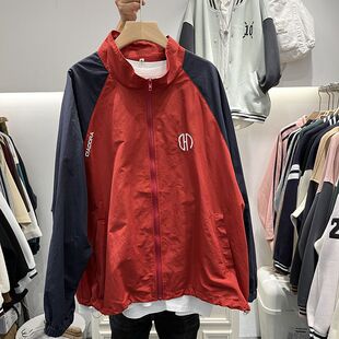 韩版 新款 宽松显瘦百搭刺绣防晒服外套潮 棒球防晒衣女2025夏季 薄款