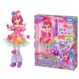 日本代购TOMY多美Licca丽佳娃娃霓虹装饰款 儿童美发换装玩具礼物