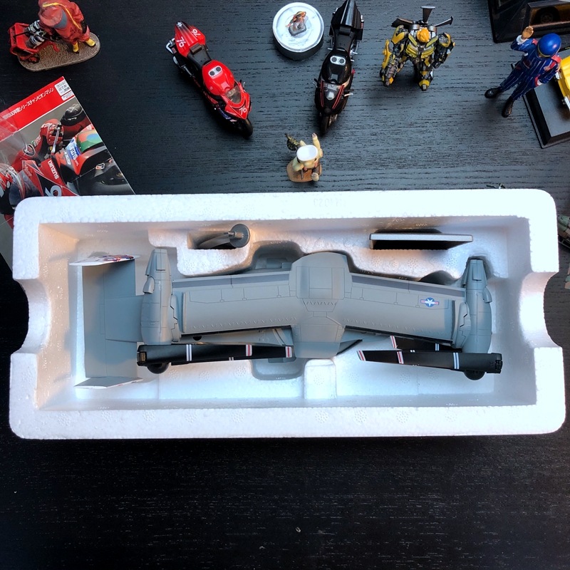 1:72比例合金飞机V-22鱼鹰式倾转旋翼机成品金属模型直升机摆件