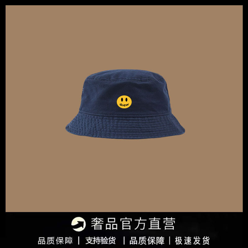 【一折专区】DREW SEEW 笑脸户外出游百搭防晒遮阳小众休闲渔夫帽