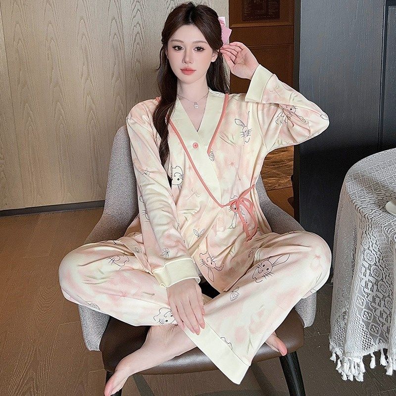 新中式月子服秋冬季产后纯棉加厚产妇孕妇睡衣春秋喂奶哺乳家居服,孕妇装/孕产妇用品/营养,家居服套装,淘宝优惠券,粉丝福利购,淘宝优惠卷