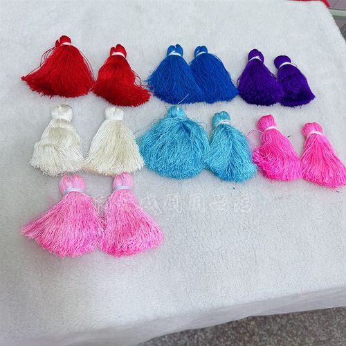 戏剧多色彩鞋配饰穗子花旦绣花彩鞋彩色流苏穗子戏曲鞋子彩穗流苏