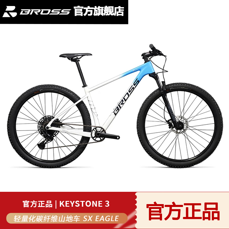 BROSS碳纤维山地车油碟K3