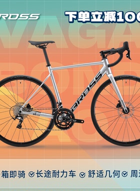 BROSS自行车Vagabond A1油压碟刹2*11速长途耐力公路车