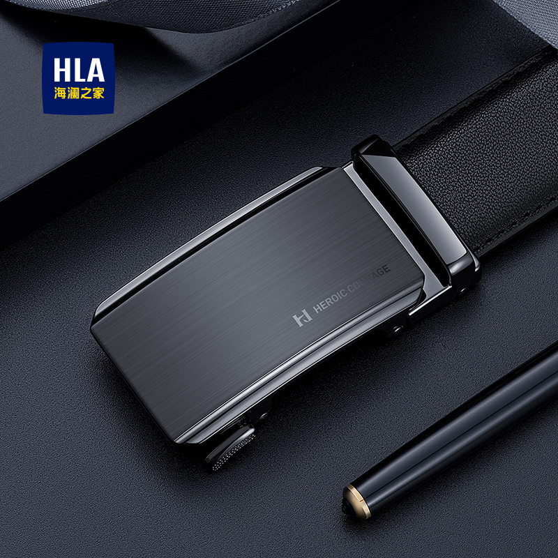 海澜之家皮带男士2025新款自动扣