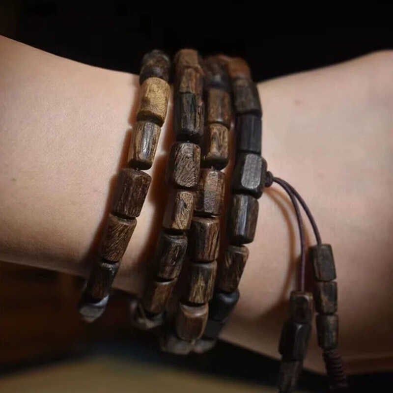 天然9分沉水级印尼达拉干沉香随形手链老料多圈桶珠手串男女项链,饰品/流行首饰/时尚饰品新,沉香,淘宝优惠券,粉丝福利购,淘宝优惠卷