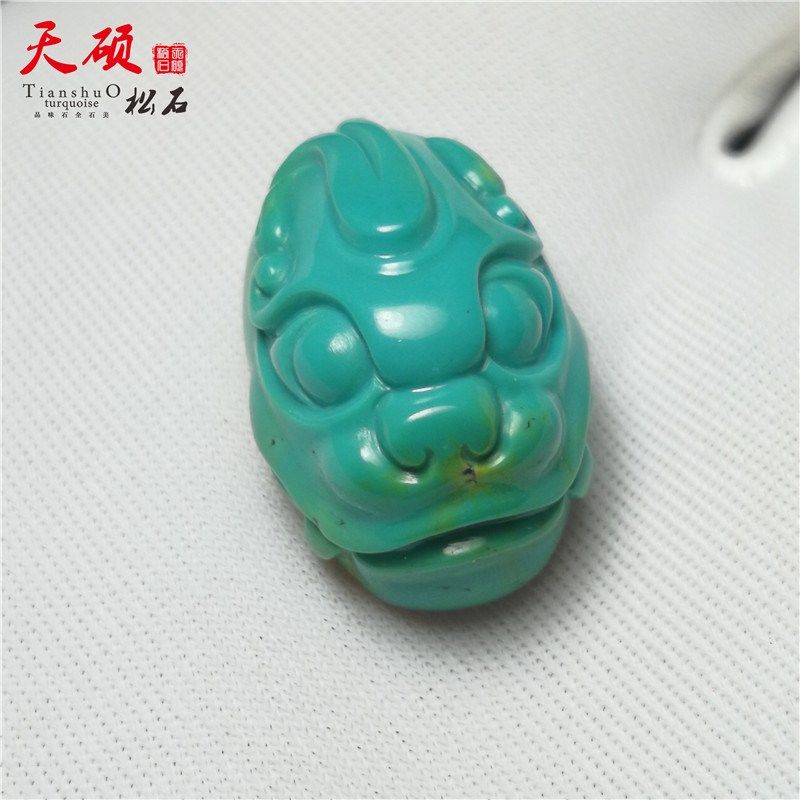 绿松石貔貅戒面裸石 天然俏色偏绿兽头雕刻面 戒指项链手串镶嵌男,饰品/流行首饰/时尚饰品新,DIY配件,淘宝优惠券,粉丝福利购,淘宝优惠卷