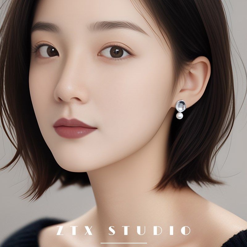 独特银色耳夹无耳洞女新款珍珠蚊香盘耳饰小众气质高级感耳钉耳环,饰品/流行首饰/时尚饰品新,耳夹,淘宝优惠券,粉丝福利购,淘宝优惠卷