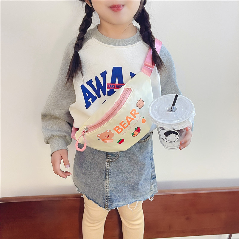 儿童斜挎包女童可爱洋气新款w胸包春夏季小女孩外出时尚轻便包包