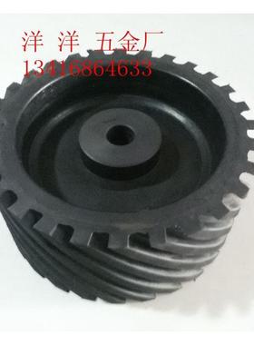 工厂店、塑三拉丝机心、砂带机胶轮、抛光14074轮橡角胶轮.磨光轮