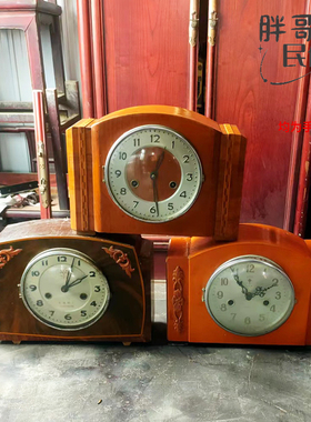 老式小座钟老物件民n俗旧货个人收藏装饰摆件民宿景区影视拍戏道