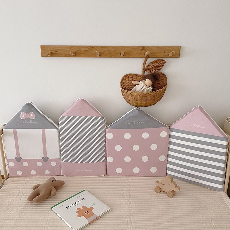 婴儿床防撞床围三面软包防护靠垫宝宝儿童床挡布拼接床围栏,婴童用品,床围/床靠,淘宝优惠券,粉丝福利购,淘宝优惠卷