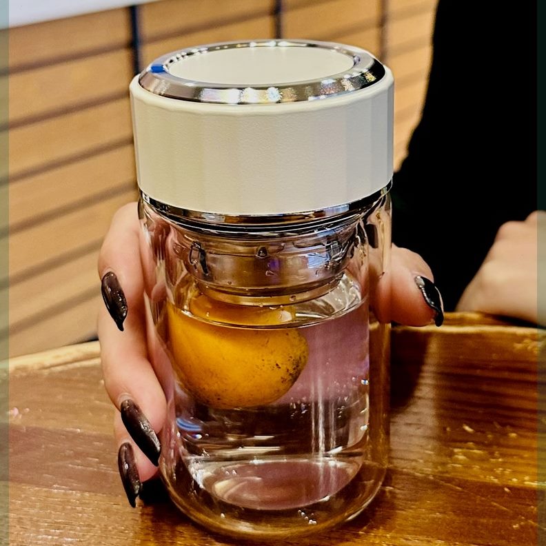 新款迷你巧双层玻璃杯硼硅便携小耐高温泡茶杯水杯女高颜值士子高