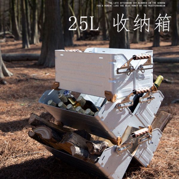 置物箱多功能放开口功能车载露营多箱箱收纳叠口敞组合箱可变TNR图片