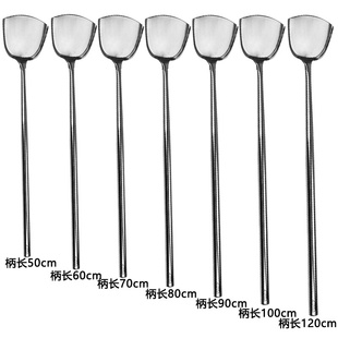 不锈钢食堂用大锅铲大号加厚炒勺厨房大方铲炒菜大铲子多用钢铲