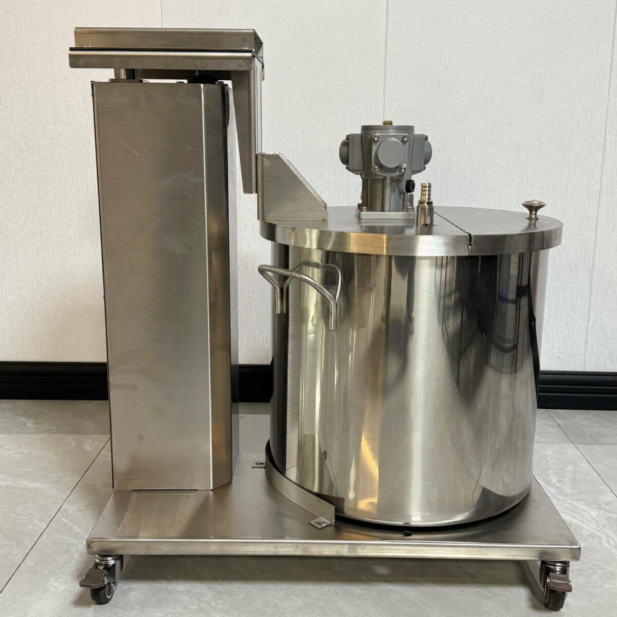 青诚气动搅拌机5加仑不锈钢带桶自动升降油漆油墨涂料分散搅拌器