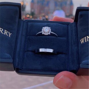 戒指结婚仿真一对婚戒男女情侣假对戒求婚订婚婚礼仪式 道具戒指