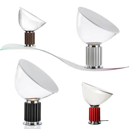 意大利flos简约后现代高档设计师样板房客厅卧室床头玻璃雷达台灯