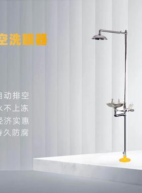 直销复合式双推手淋浴喷淋洗眼器AH30-1012ZP