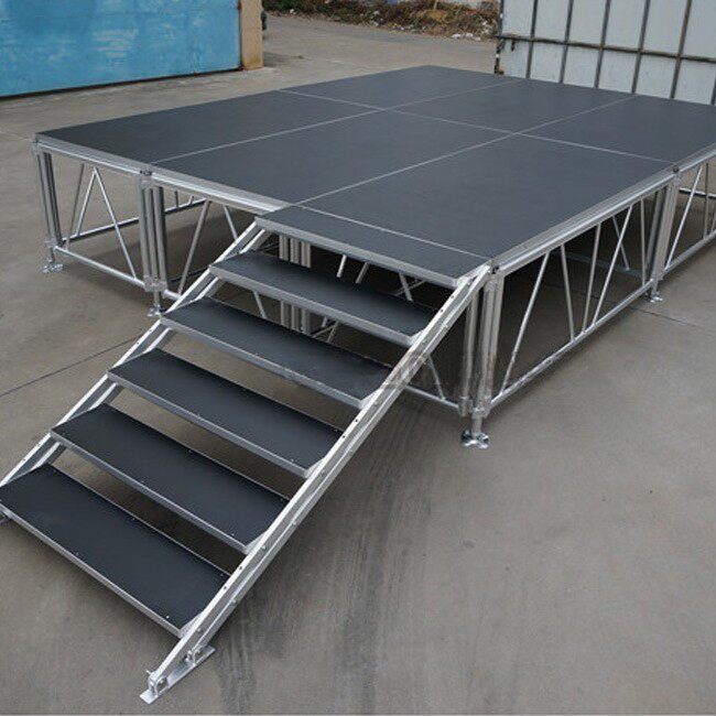 外贸快装舞台可移动台阶厂家直销展会卡扣简易安装广东创笙