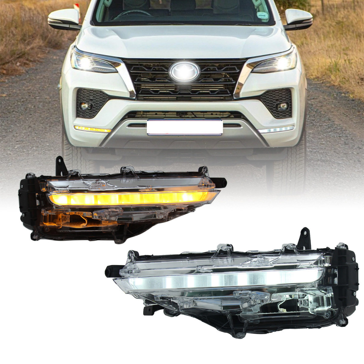 适用于Fortuner奔跑者2021LED日间行车灯行车灯带转向灯厂家直销