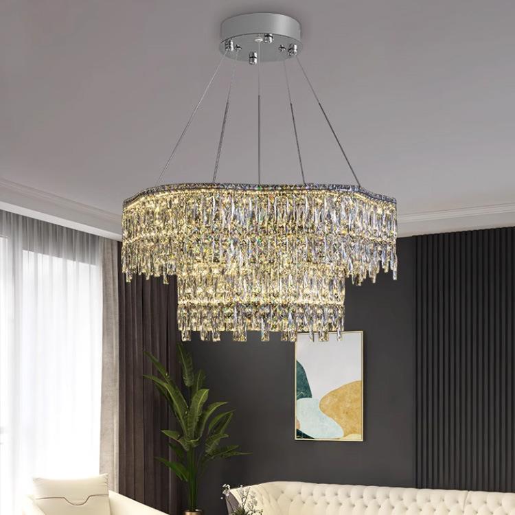 法式轻奢客厅吊灯餐厅水晶灯卧室书房现代简约大气奢华高端别墅灯