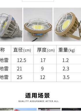 LED防爆灯200w加气站仓库工厂加油站应急照明 50w100 w户外投光灯