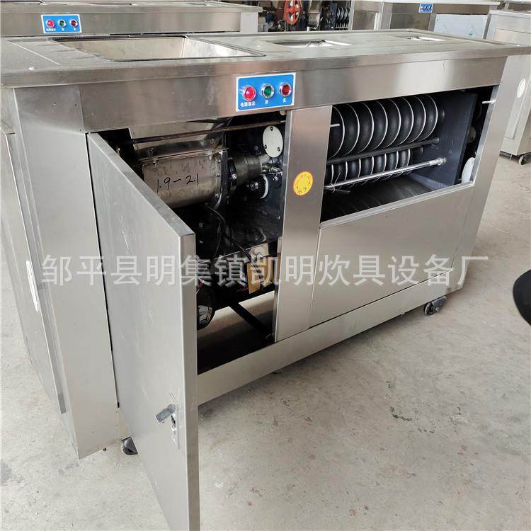 推河北商用不锈钢圆馒头机 凯明全自动65-2馒头机厂家
