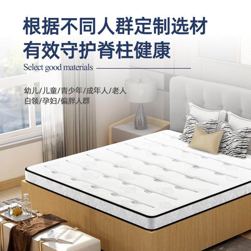 厂家直供天然棕垫椰棕床垫1.2米 榻榻米床垫偏硬无胶热压乳胶垫子