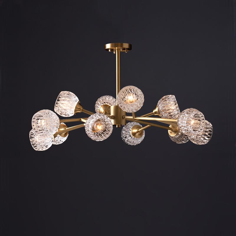 2023设计师创意现代客厅吊灯后现代轻奢北欧水晶创意卧室餐厅灯