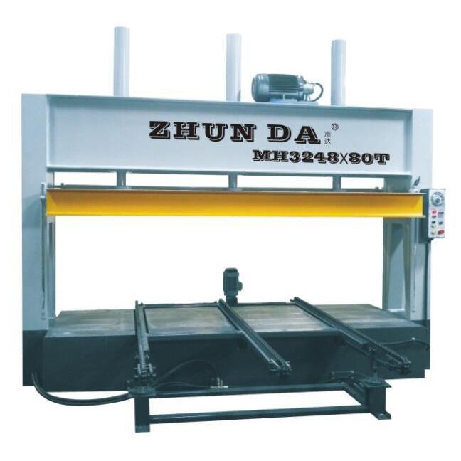 准达厂家直供预压冷压机拖链输送带木工压机