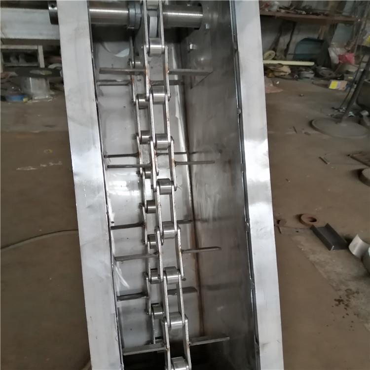 槽型单板链刮板式输送机 尼龙刮板式菜籽装仓喂料机LJ3