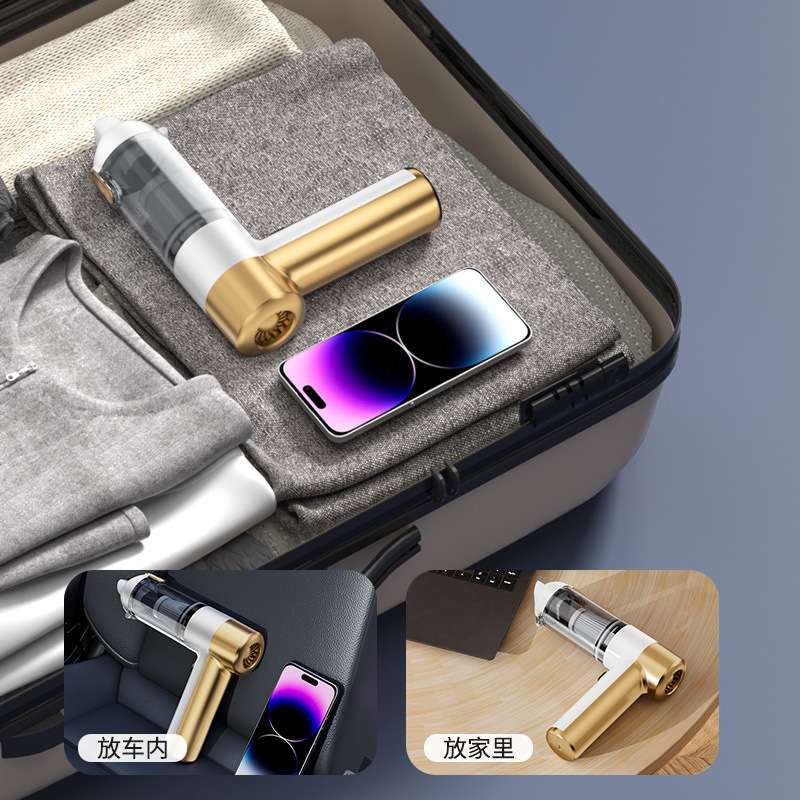 随途车载车家用超强吸力手持无线充电无刷吹吸抽充一体机吸尘器