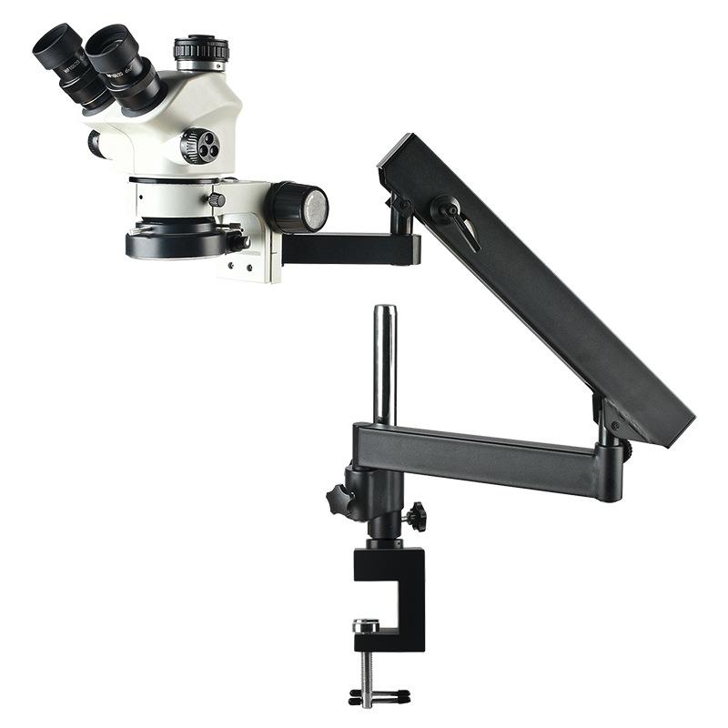 3.5X-100X立体显微镜 连续变倍镜头 折叠万向支架显微镜