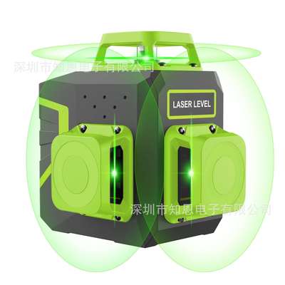 12线投线仪高精度平水仪强光红外线水平仪绿光自动Laser level