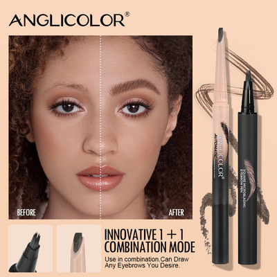 防水不晕染液体分叉式眉笔