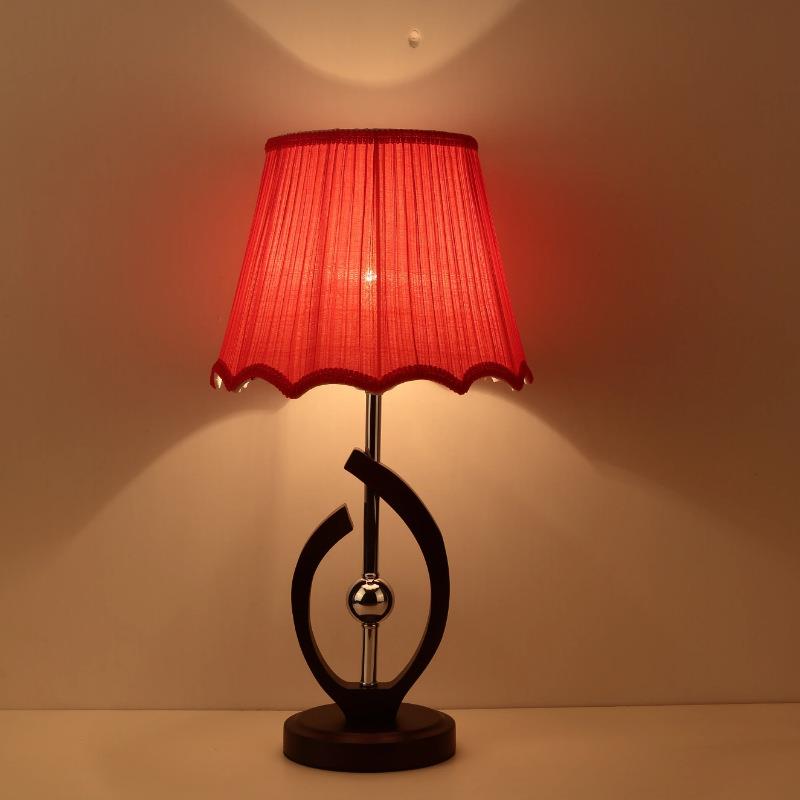 简约婚房时尚古风少女温馨浪漫喂奶卧室床头木艺护眼LED装饰台灯